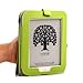 Mulbess Barnes & Noble Nook GlowLight Plus eReader Case, Flip Folio Leather Case Cover with Kickstand and Elastic Hand Strap for Nook GlowLight Plus, Green