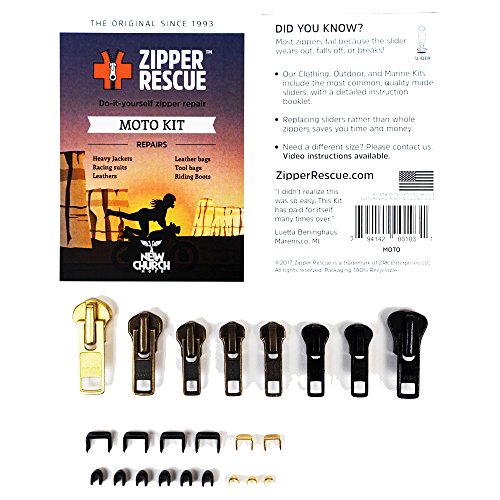 Zipper Rescue, Zipper Repair Kit, Moto