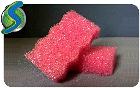 30 Pack Sponges - STRONGER and LARGER Than Scrub Daddy And Rinses Clean! Soft In Hot Water And Hard in Cold Water! Amazing Sponges Will Not Scratch Any Surface! Next Generation Sponges Made In USA!