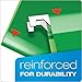 Pendaflex 04152X2 BGR Extra Capacity Reinforced Hanging Folders, Bright Green