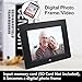 Day Clock Extra Large Impaired Vision Digital Alzheimer Clock Dementia with Time, Day and Date, Month and Year Showing, Calendar/Photo Display Function, for Elderly, Memory Loss,Alzheimer