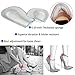 Leather Heel Grips Heel Liners Heel Shoe Inserts Unisex Abrasion & Blister Resistant Adhesive Heel liners-10 Pieces