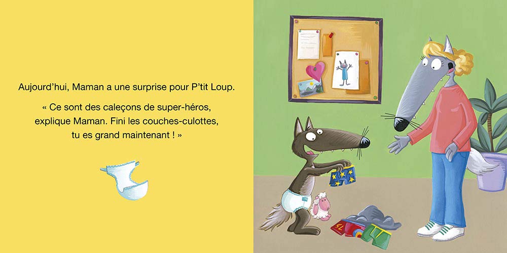 P Tit Loup Ne Met Plus De Couches French Edition Orianne Lallemand Eleonore Thuillier Amazon Com Books
