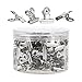 Juvale Stainless Steel Bulldog Clips,Mini Binder Clips (150-Pack)