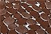 NTTR Non Slip Bath Mat Tub Mat Pebbles Bathtub Mats Shower Mat(Brown,16 W x 35 L Inches)