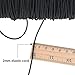 Outus 100 Yards 2 mm Elastic Cord Stretch String Elastic Beading Cord Craft Thread for Jewelry Making(Black,0.08 Inches)