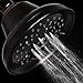 Sakaika 5 Inch 3 Setting 2.5 GPM Oil Rubbed Bronze Multi Function Adjustable Showerhead Replacement with Massage & Mist Spray for Luxury Bathroom from Wall Mount Multifunction Shower Head Collection