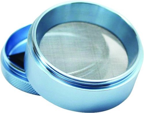SHARPSTONE HARD TOP GRINDER 4 PIECE 2.2" CHROME BLUE PACK OF 1 - Thumbnail 4