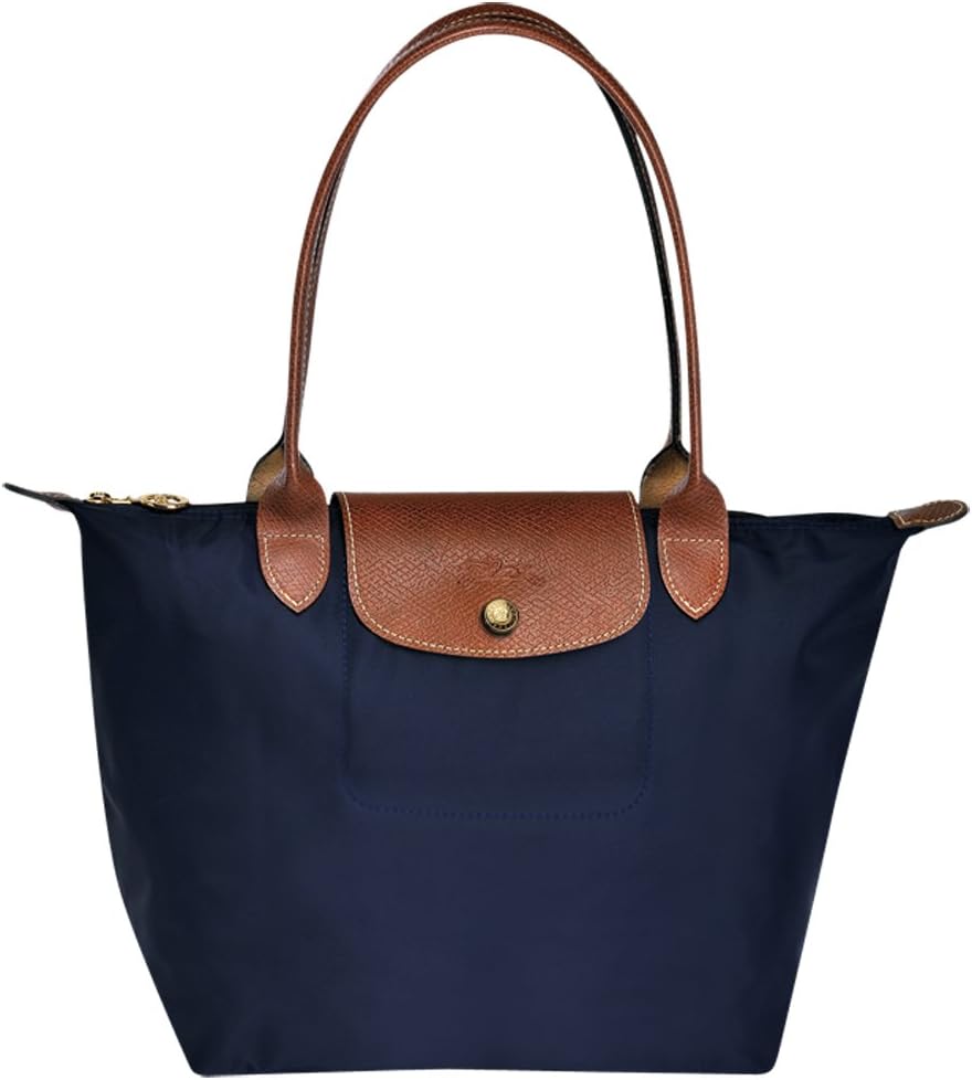 Longchampag Le Pliage Large Shoulder Tote Bag Navy blue