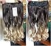 Dark Brown Wavy Clip in Hair Extensions 20