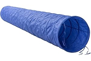 TRIXIE Dog Agility Tunnel– Dog Tunnel for Large Dogs Agility Training, Portable Dog Tunnel 196.9 in Long & 23.6 in Diameter, Dog Agility Equipment for Beginners & Advanced