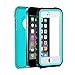 iPhone SE Waterproof Case, Easylife IP68 Certified Ultra-thin with Built-in Screen Protector Extreme Durable Waterproof Shockproof Full Sealed Perfectly Fit iPhone 5/5S/SE (Blue)