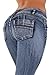 Style SF7-95159S – Colombian Design, Butt Lift, Levanta Cola, Skinny Jeans in Washed Blue Size 7