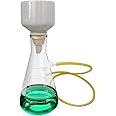 Buchner Funnel Filter Flask Set,Buchner Ceramic Funnel Kit with 1000ml Vacuum Flask and 80mm Ceramic Funnel