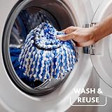 Vileda RinseClean Dual-Chamber Spin Mop System with Telescopic Handle view 7
