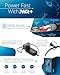 PWR+ Replacement USB Charger for Ring Enabled Ring Video Doorbell 2/3/Plus / 4 (2020 Release) Power Cord, Peephole Cam, Doorbell Pro, Doorbell 2 3 Camera Battery Charging Cable Adapter UL Listed