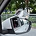 YASOKO 360 degree adjustable Wide Angle Side Rear Mirrors blind spot Snap way rear view mirror universal (Right, Silver)