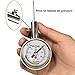 Firelong Accurate Ball Pressure Gauge Air Pressure Gauge Heavy Duty Metal Made,Test and Adjust The Pressure Analog Ball Pressure Gauge for Football Soccer Rugby Basketball Volleyball and Other Balls
