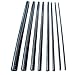 2pcs 6mm Carbon Fiber Tube 6mmx4mmx500mm 3K roll Wrapped Twill Glossy Finish