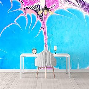 Wall Mural Beautiful Watercolor Painting Removable Self-Adhesive Large Wallpaper - 66x96 inches