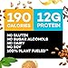 TRUWOMEN Plant Fueled Protein Bars, Saltylicious Almond Love (12 Count) | Non-GMO, Vegan, Gluten Free, Kosher, Soy Free, Dairy Free, Healthy Snack Bar, Natural Ingredients | 12g Proteinthumb 4