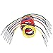 Neewer® 6-Pack 6.5 Ft/2M Durable Guitar Cables with 1/4 Inch Straight to Straight Plugs, Rubber Shielding and Copper Conductors (Green Blue Purple Red Yellow Orange)