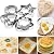 Bihood Fruit Cutter Cake Cookie Biscuit Egg Fondant Molds Cake Chocolate Cupcake Maker for Kids Cutter Babycakes Cupcake Maker for Girls Sugarcraft Cutter Made of Expensive 403 Stainless Steel 12 PCS