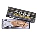 Palmetto Wood Shop - Engraved TF876 Pocket Knife - Personalized Gifts for Men, Custom Knife for Hunting, Camping, Everyday Carry - 3.25-inch 3Cr13 Stainless Steel Blade, 4.5-inch Pakkawood Handle