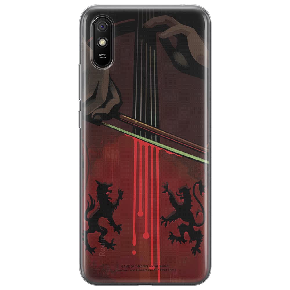 ERT GROUP mobile phone case for Xiaomi REDMI 9A original and officially Licensed Game of Thrones pattern 005 optimally adapted to the shape of the mobile phone, case made of TPU