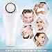 Sonic Facial Brush Waterproof Rechargeable Wireless Body Face Cleansing Brush for Gentle Exfoliation and Deep Scrubbing 3 Speeds 2 Replacement Heads