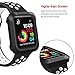 MARGE PLUS Compatible with Apple Watch Case 44mm Series 4, Shock Proof Shatter-Resistant Protective Bumper Case Replacement for iWatch Series 4 - Black.
