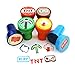 TINYMILLS 24 Pcs Pixel Miner Stampers for Kids