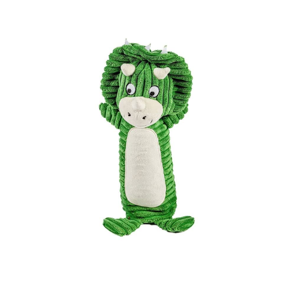 Danish Design Declan The Dinosaur Plastic Bottle Sustainable Replaceable Dog/Puppy Toy 14 Inch