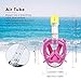 VICOODA Full Face Snorkel Mask for Kids and Adults [2018 New Version], 180° Panoramic View,Anti-Fog, Anti-Leak, One Size Snorkeling Mask with GoPro Mount, Head Full Face Snorkel Mask - Rose
