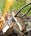 Sunnydaze 40-Inch Fireplace Tongs - Heavy-Duty Log Tongs - Fire Pit Wood Grabber - Log Grabber Tool for Firewood