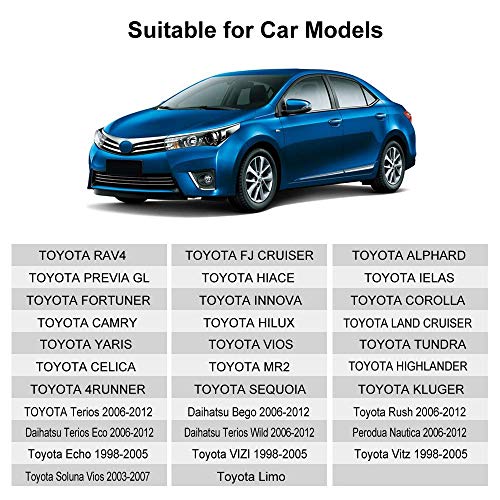 Double Din Car Radio Receiver, Android 8.1 Touchscreen Car Stereo Head Unit, Support Bluetooth Android&iOS Mirror Link DVR Input AM&FM, Built-in WiFi and GPS Navigation for Toyota - Thumbnail 6