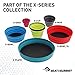Sea to Summit X-Bowl Collapsible Silicone Camping Dish, XL (38 fl oz), Grey