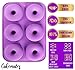 Cakemates - Silicone Donut Mold for baking - Premium Quality - Donut Pan - Bake Perfect Shaped HEALTHY Donuts - 2 pack