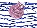 FLAMMA VENTURES Decorative Fish Net with Bonus Lifebuoy and Seashells, Mediterranean Style Nautical Decor, Blue, 6'7 x 4'11 Large Size (200x150cm), Wall and Home Decor, Party Supplies, Wall Art
