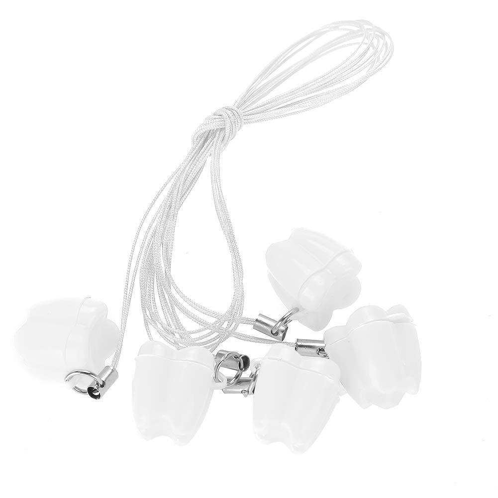 Cajas para dientes caja de almacenamiento de plástico del diente de la