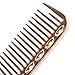 Aluminum Hair Comb Metal Cutting Hairdressing Barbers Combs Anti-Static Ultra Thin Rose Gold