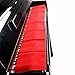 Andoer Piano Cover 88 Keyboard Protective Dirt-proof Cover with Soft Wool (Red)