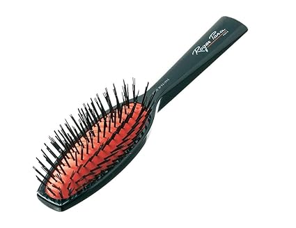 Roger Para Bürste oval rot 7-reihig mit Etui, 1er Pack