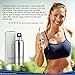 Futurepace Tech Brushed Silver Stainless Steel Water Bottle 20oz BPA Free Cold or HOT for Hours, Box - for Office Gym Fitness, Cycling, Running, Travel, Also See Our Packs