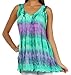 Sakkas Ocean Breeze Sleeveless Blouse