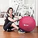 Limm Exercise Ball for Yoga, Pilates, Stretching and General Fitness - Includes Foot Pump, Starter Guide and Access to Exclusive Members Portal (65cm)