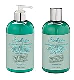 SheaMoisture Zanzibar Marine Complex Age-Defy & Color Protect Shampoo & Conditioner – 13 oz. Shampoo & 13 oz. Conditioner Combo Pack