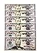 GoodOffer 50 Dollars Play Money - Realistic Prop Money 100 pcs. - Total of $5,000 Copy Money with Two Sides for Pranks, Games, Monopoly - Educational Play Money for Kids - Prop Fifty Dollar Bills 