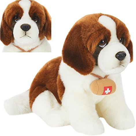 EXCLUSIVE Animal Alley - 10" ST. BERNARD DOG - His Adorably Realistic Face is Sure to Melt Your Heart! (Toys R Us Exclusive)