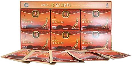 HANSAMIN Korean 6-Year Red Ginseng Power 50ml x 30pack / 60pack Saponin Vitamin High Quality (60)